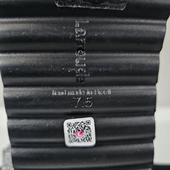 NEW Larroude Vail Ankle Bootie Size 7 Black White Tweed Leather Winter Cozy - Picture 12 of 13